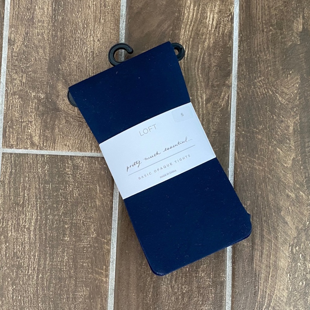 Opaque Tights - Navy Blue (Loft)
